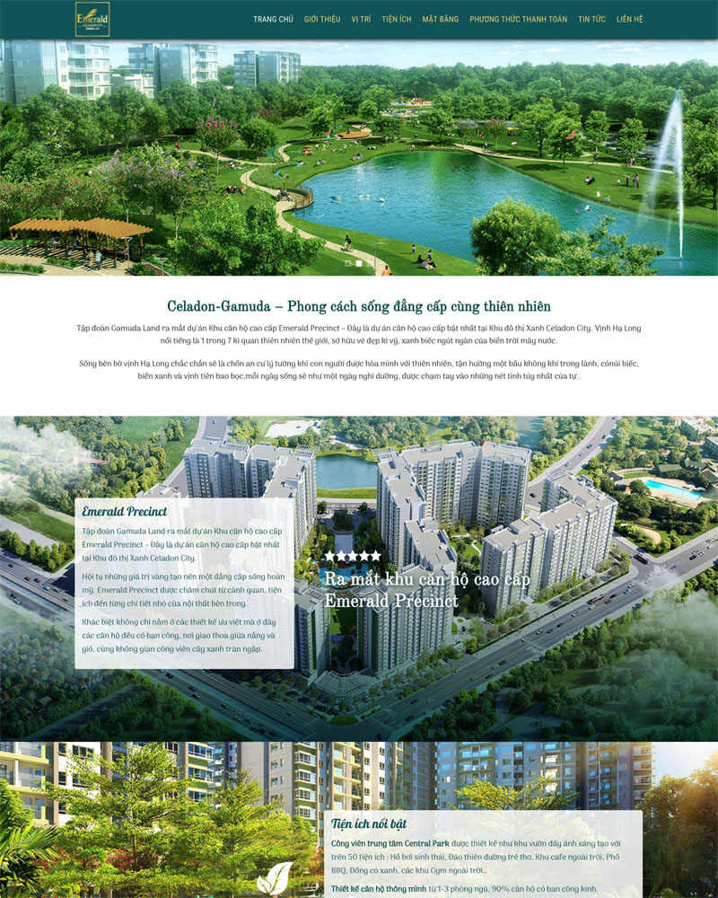 Các tiêu chí đánh giá website khu đô thị chất lượng